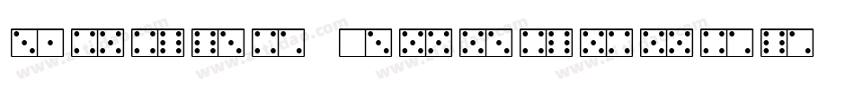White Dominoes字体转换